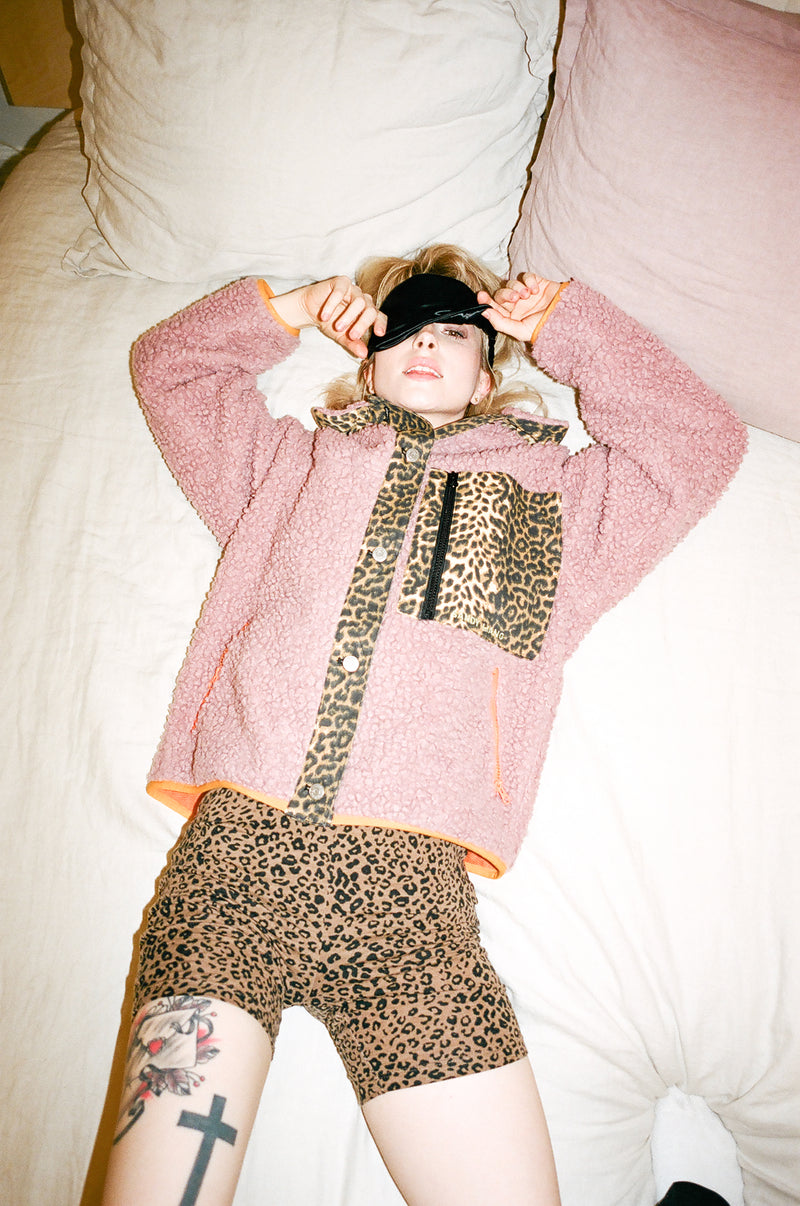 Hayley Williams in the Snuggles Fleece and Jojo Shorts