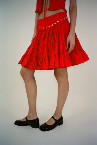 CHUMI SKIRT IN RED