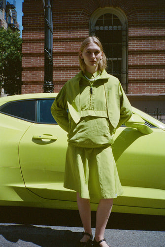 SIENA PULLOVER IN LIME