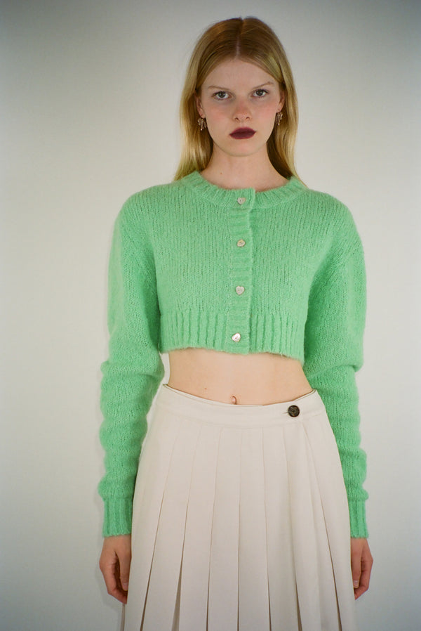ITO CARDIGAN IN LIME