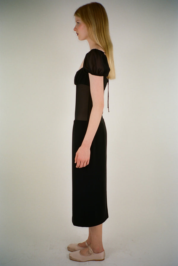 VENUS DRESS IN BLACK