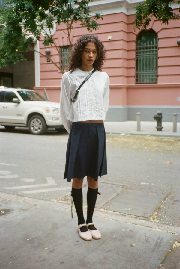 FLORA SKIRT IN NAVY
