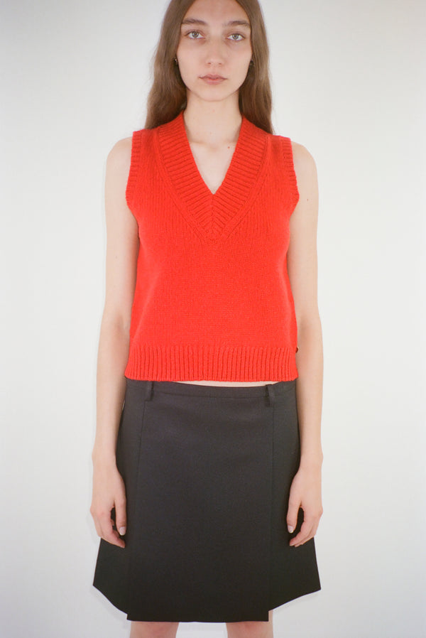 ROVER VEST IN LIPSTICK