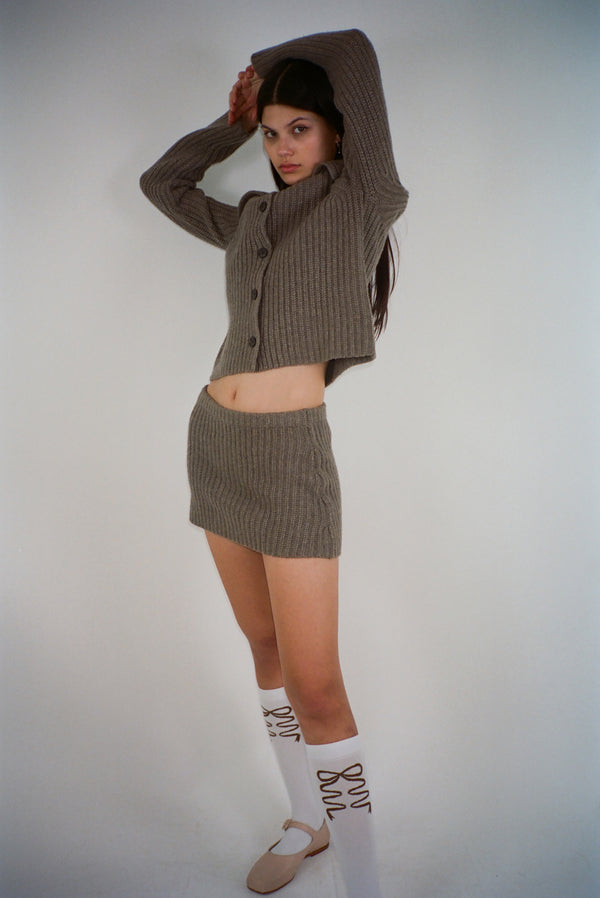 BARB SKIRT IN HOJICHA