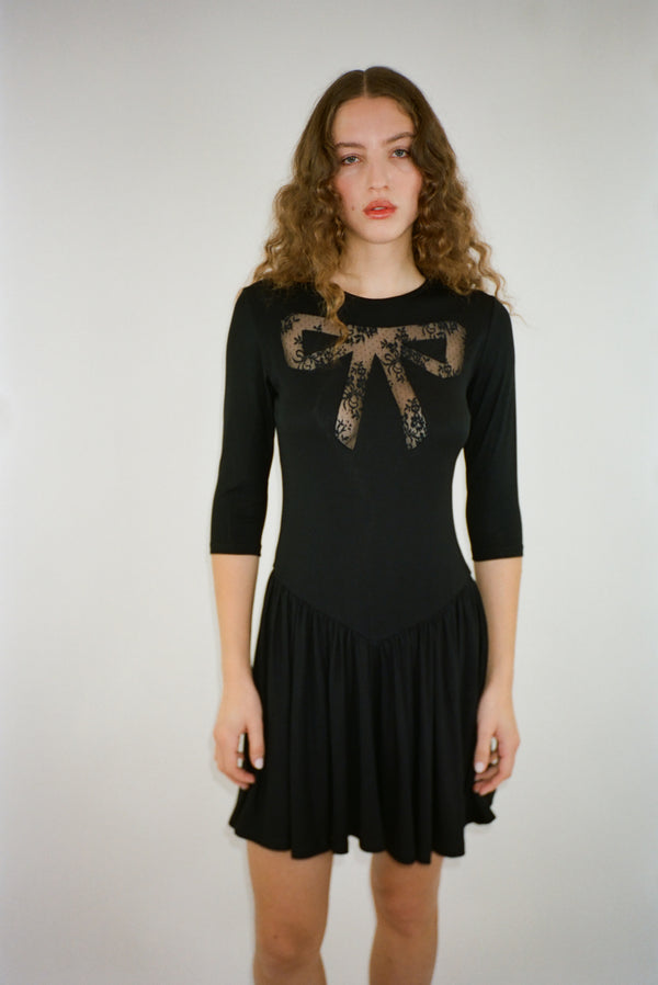 EDNA DRESS IN BLACK