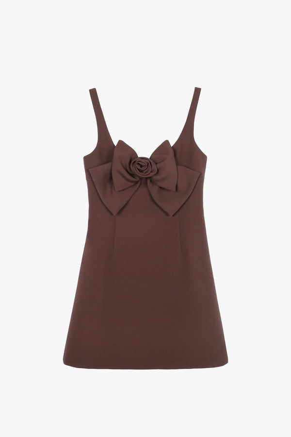 ARDEN DRESS IN UMBER