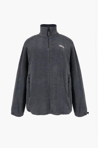 ASCHER PULLOVER FLEECE IN GREY