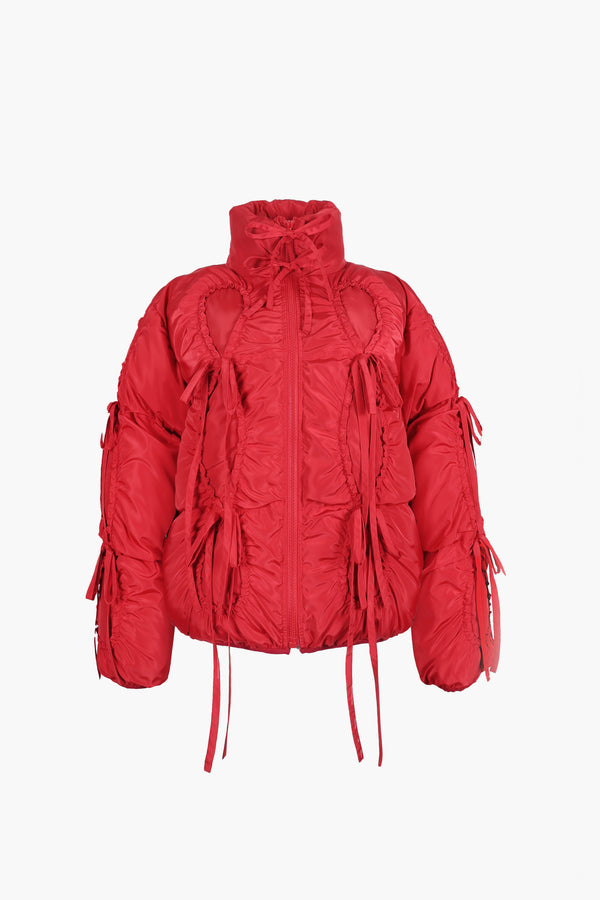 BOMMY PUFFER IN RED