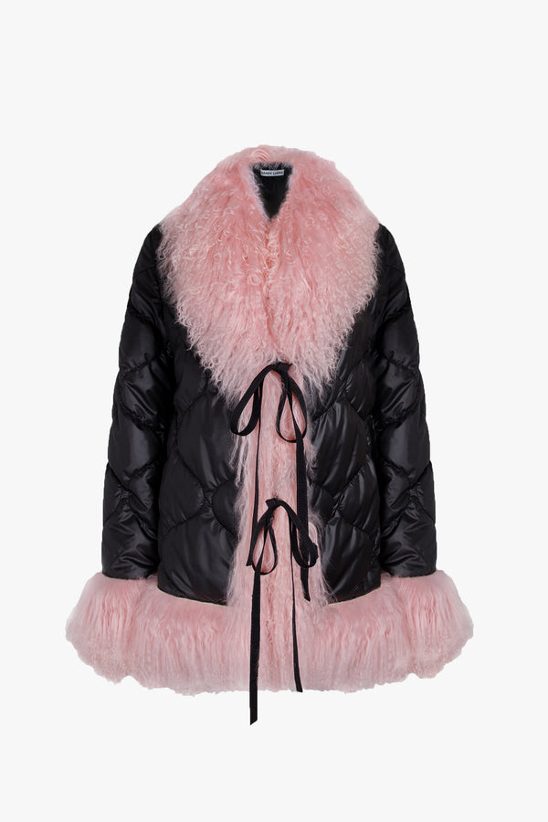 CAROL COAT IN POWDER PINK