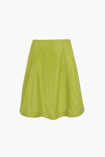 Green skirt on a white background