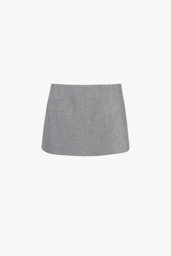 CROMBIE SKIRT IN ASH GREY