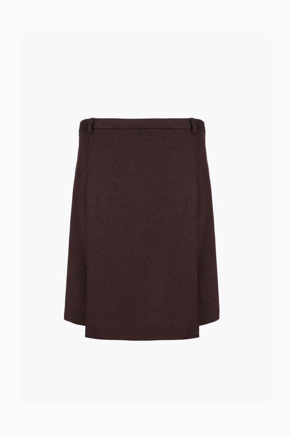 DART SKIRT IN BRUNETTE