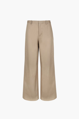 GLASS PANT IN KHAKI