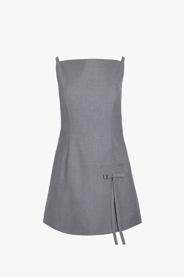 GRETCH DRESS IN ASH GREY