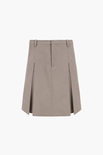 JEANNIE SKIRT IN TAUPE