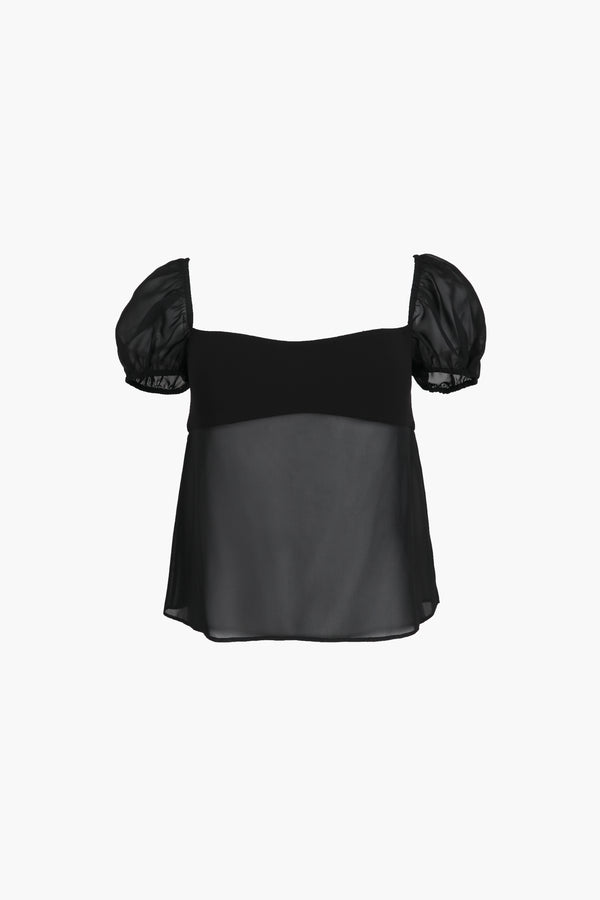KATINA TOP IN BLACK