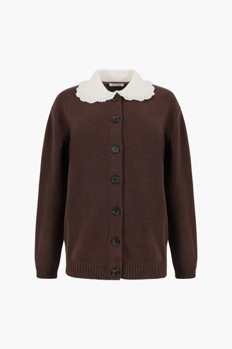KODA CARDIGAN IN BROWN