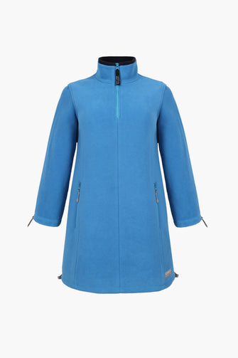 LAMB FLEECE DRESS IN BLUE