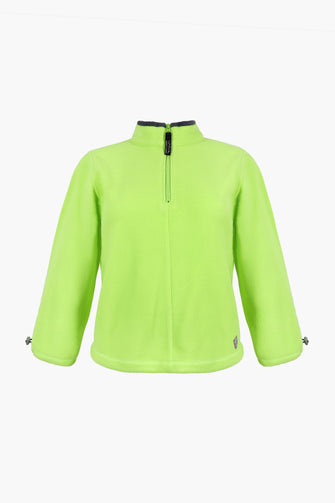LILBEAN PULLOVER FLEECE IN NEON GREEN