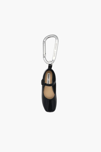 MARY JANE POINTE BAG CHARM IN BLACK