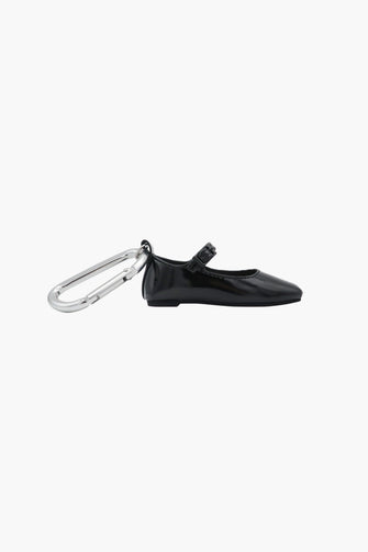 MARY JANE POINTE BAG CHARM IN BLACK