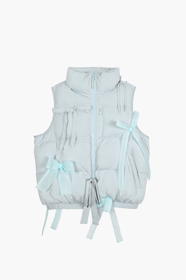 MARIUS VEST IN ICE BLUE
