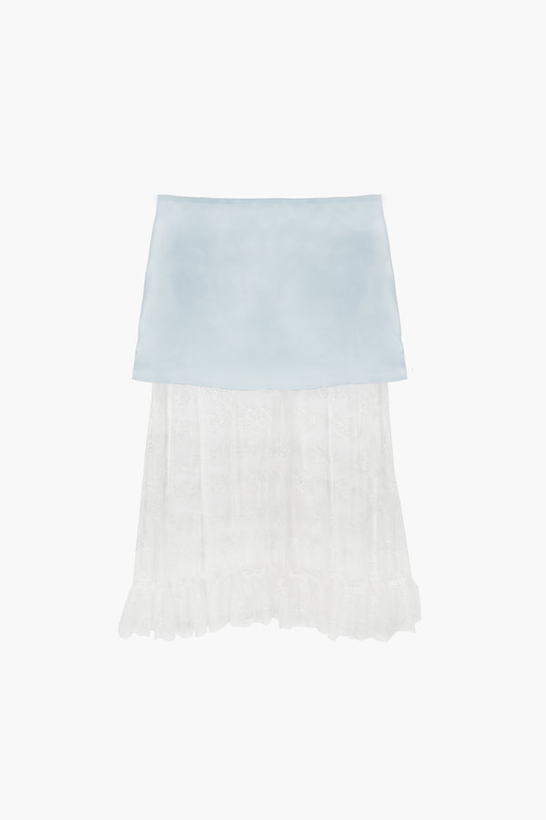 MEW SKIRT IN ICE BLUE
