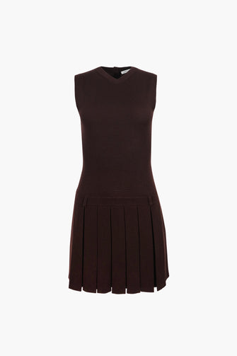 MILLIE DRESS IN BROWN