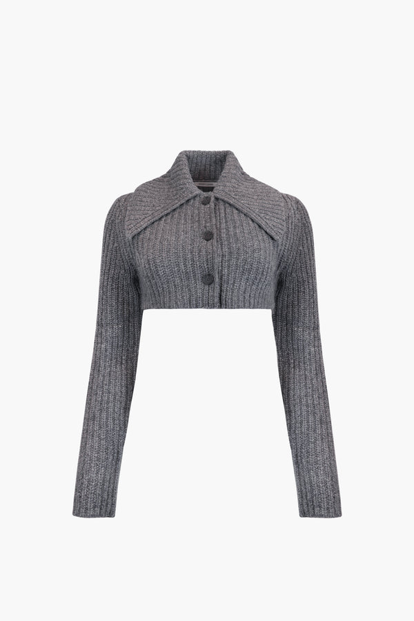 MULLED CARDIGAN IN SIDEWALK