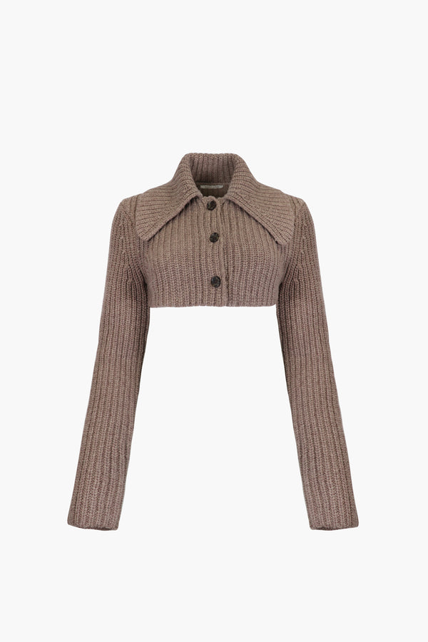 MULLED CARDIGAN IN HOJICHA