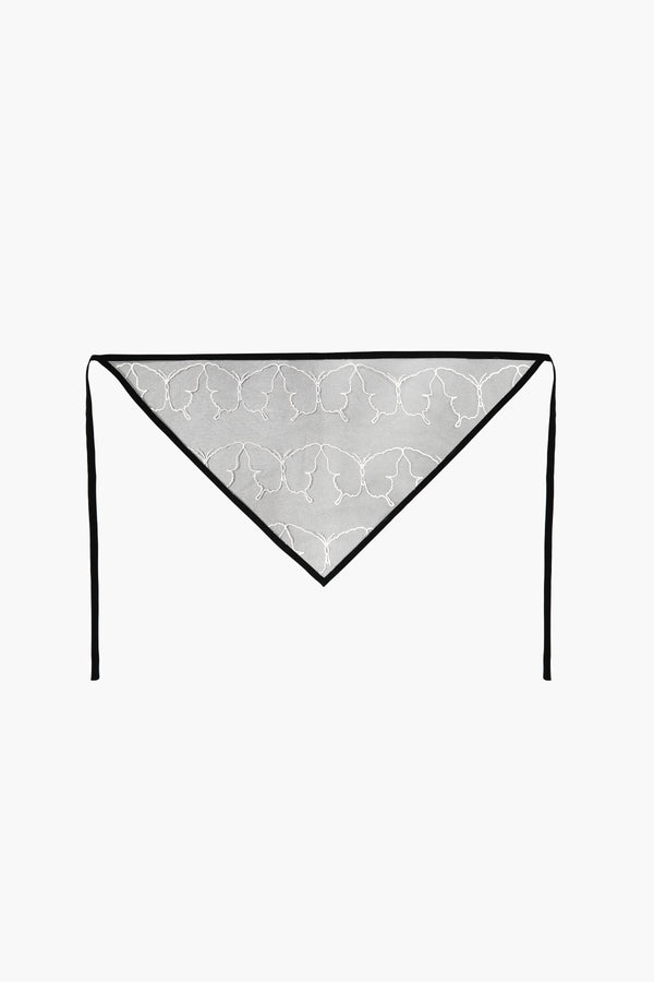 NINETY BANDANA IN BUTTERFLY GRID