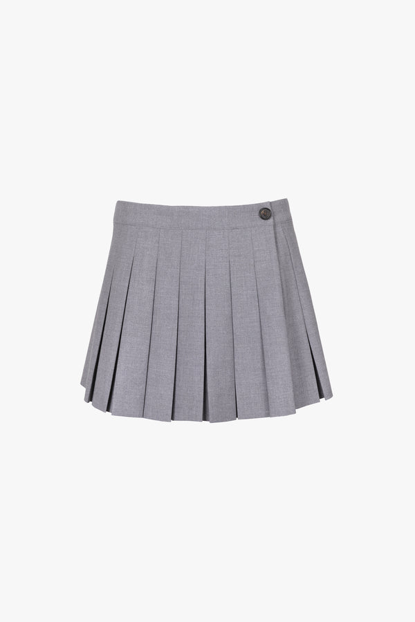 PARIS SKORT IN ASH GREY