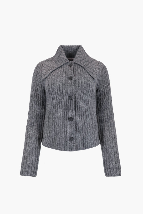 PAW CARDIGAN IN SIDEWALK