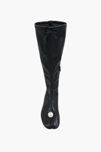 PEARL SOCK BOOT IN BLACK