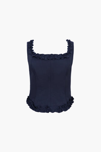 PIPER CORSET IN NAVY