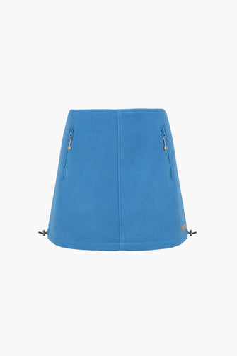POLAR FLEECE SKIRT IN BLUE