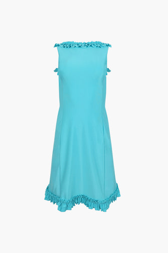 PRIM DRESS IN AQUA