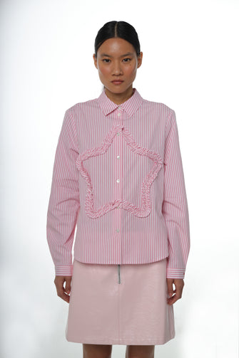 SIRIUS SHIRT IN PINK STRIPE