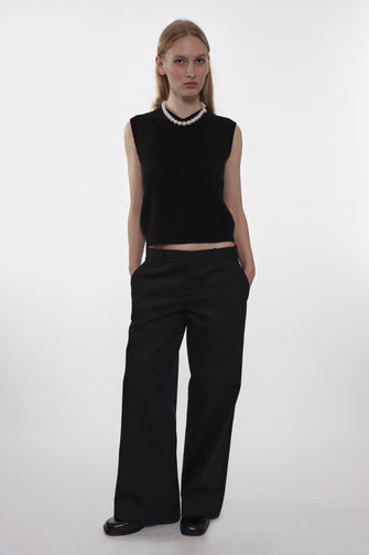 GRANDPA PANT IN BLACK