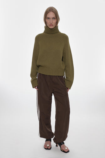 PAPRIKA PANT IN DARK BROWN