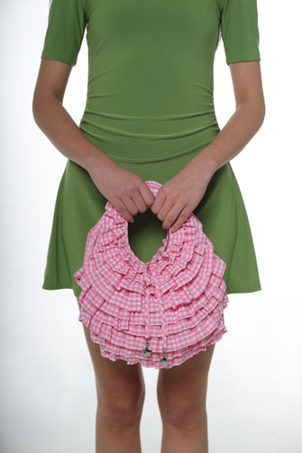 NAPA BAG IN PINK GINGHAM