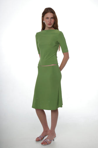 QUILL TOP IN LIME