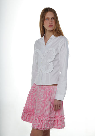 PAPILLON TOP IN WHITE