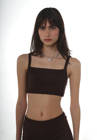 JEEP BRALETTE IN BROWN