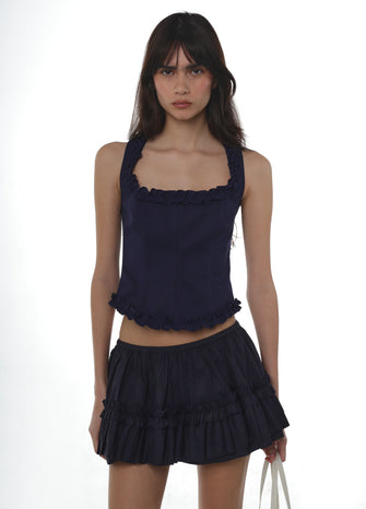 PIPER CORSET IN NAVY