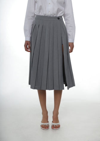 UNIFORM SKORT IN GREY