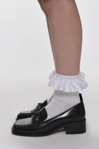 LOAFER IN BLACK SPAZZOLATO