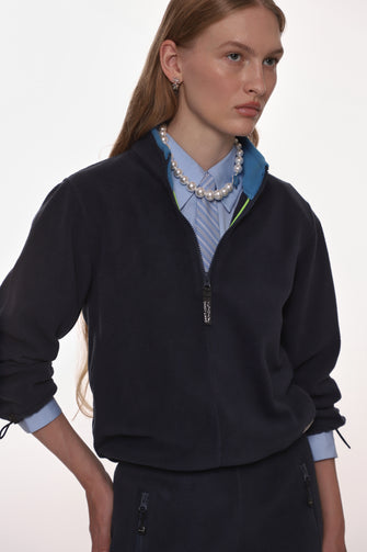LILBEAN PULLOVER FLEECE IN DARK NAVY