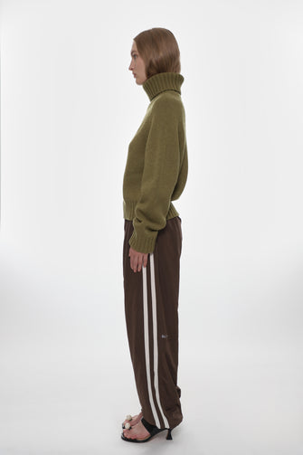 PAPRIKA PANT IN DARK BROWN