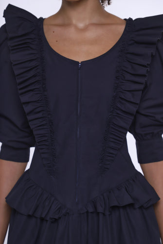 CALLIE DRESS IN NAVY